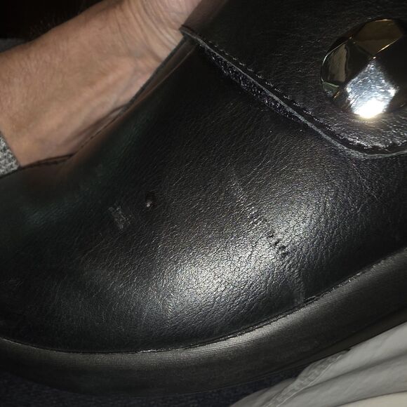 Alegria Danni Jet Black‎ Vegan Leather Clogs EU 41 US 8 - Picture 4 of 6